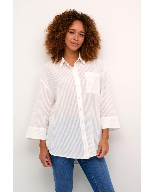 Kaffe White Bluse 'Alice'