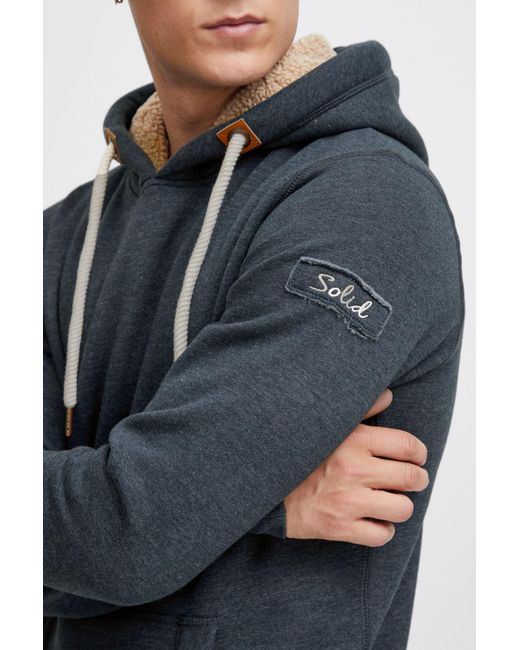 Solid Sweatshirt Trip Pile in Blue für Herren