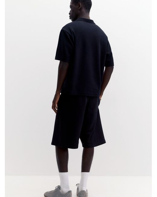 Pull&Bear Poloshirt in Black für Herren