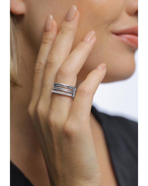 Elli Jewelry White Ring