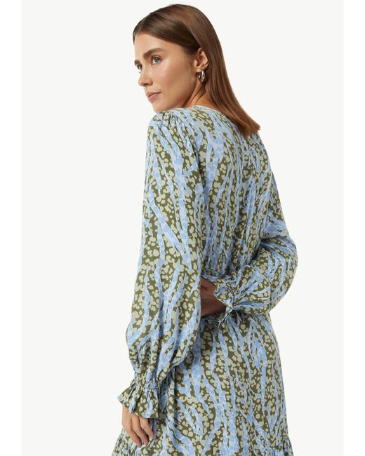 comma casual identity Green Kleid