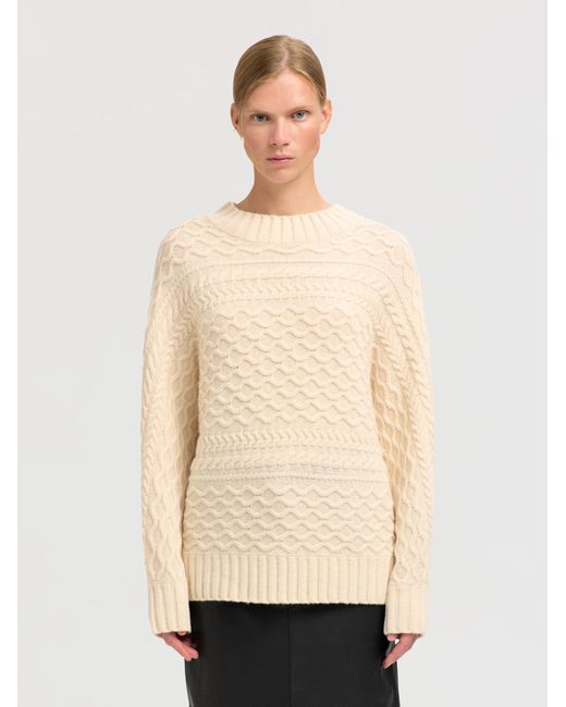 SELECTED Natural Pullover Slfnelly