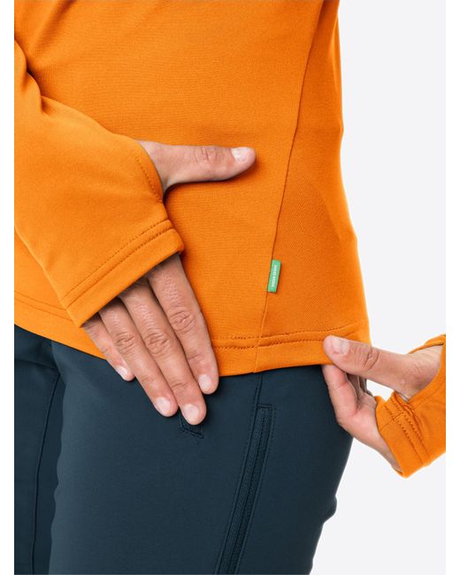 Vaude Orange Sportpullover Livigno Ii