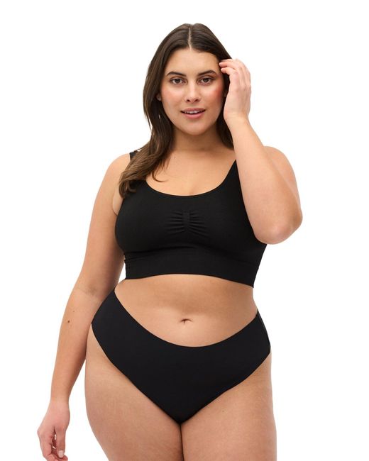 Devoted By Zizzi Black String Daphne