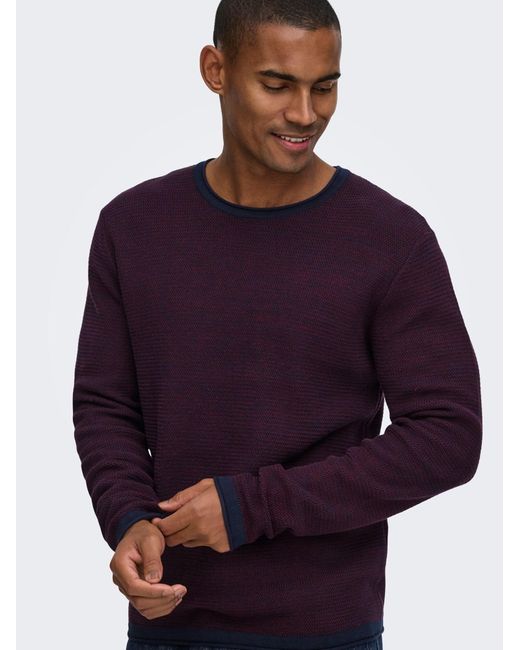 Only & Sons Pullover Onseric in Blue für Herren