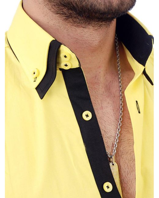 Reslad Hemd Rs7050 in Yellow für Herren