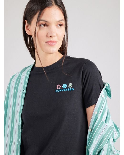 Converse Black T-Shirt Sea