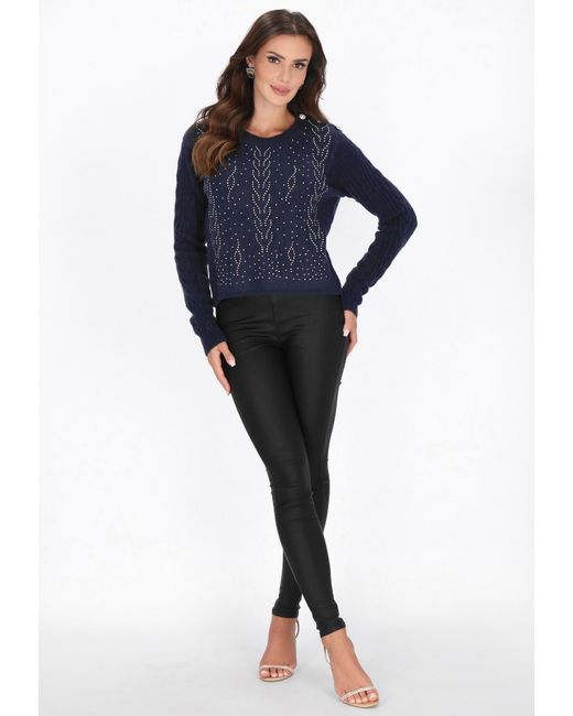 faina Blue Pullover