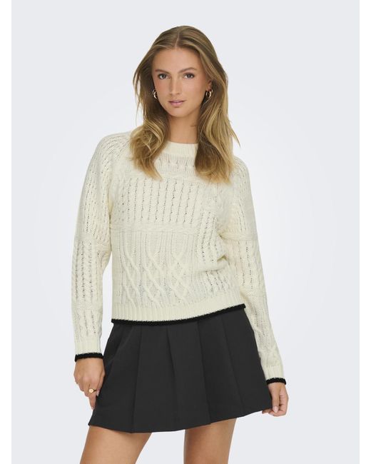Jdy White Pullover Jassy