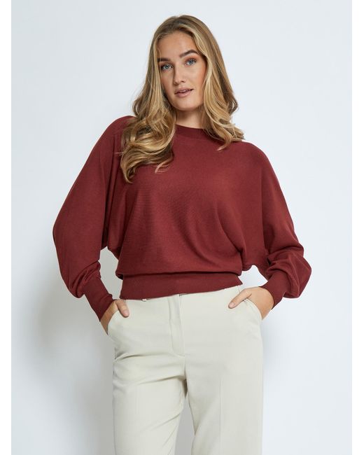 Minus Red Pullover Dana Bat