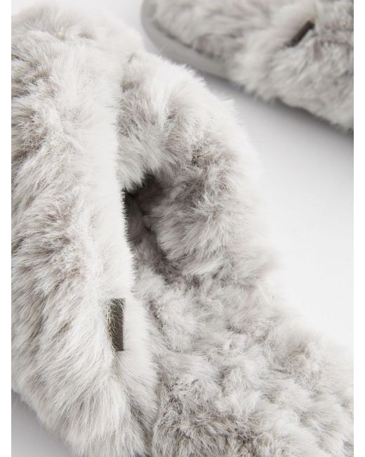 Next White Hausschuh