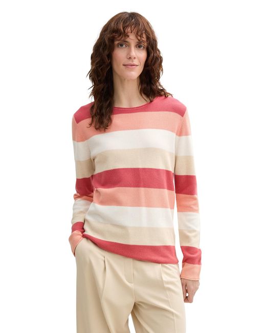 Tom Tailor Pink Pullover