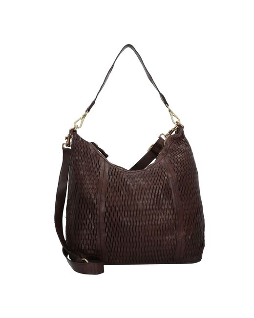 Campomaggi Brown Schultertasche Mangrovia