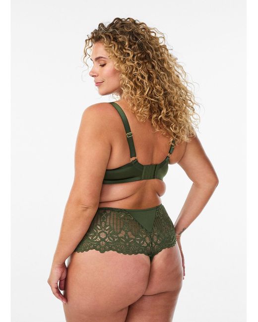 Devoted By Zizzi Green String
