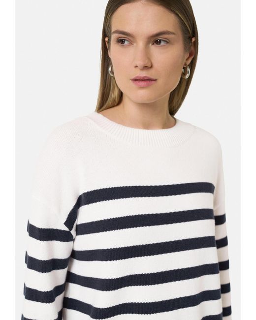 Comma, White Pullover