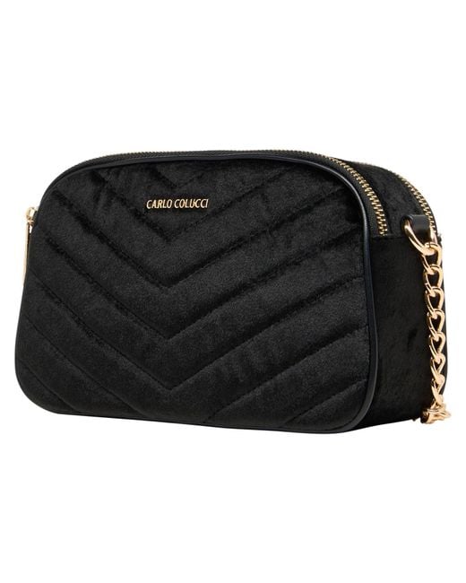 carlo colucci Black Umhängetasche