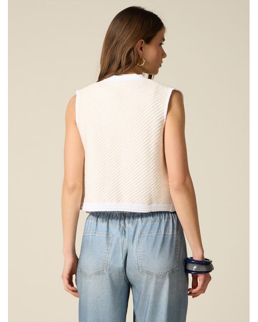 Oltre White Pullover