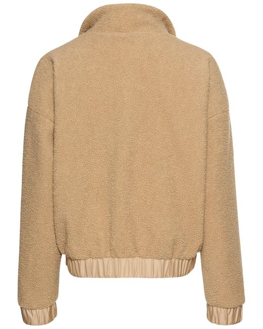Camel Active Natural Teddy Blouson Mit Stehkragen Und 2-Wege-Reißverschluss