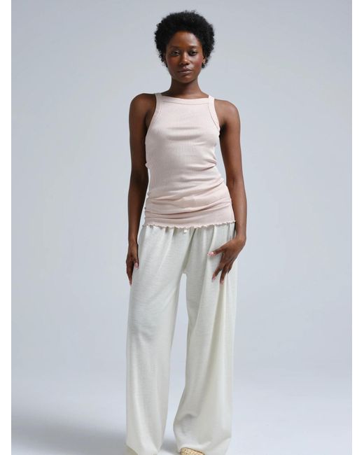 Seamless Basic Natural Top Silky Daze