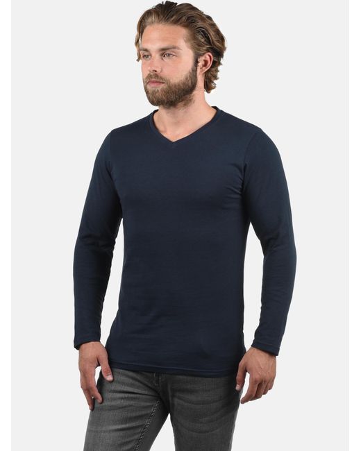 Solid Shirt Basil in Blue für Herren