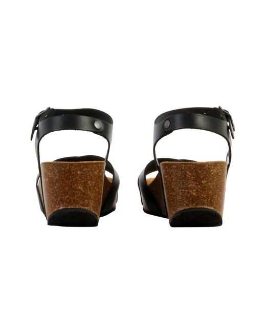 Plakton Black Sandale