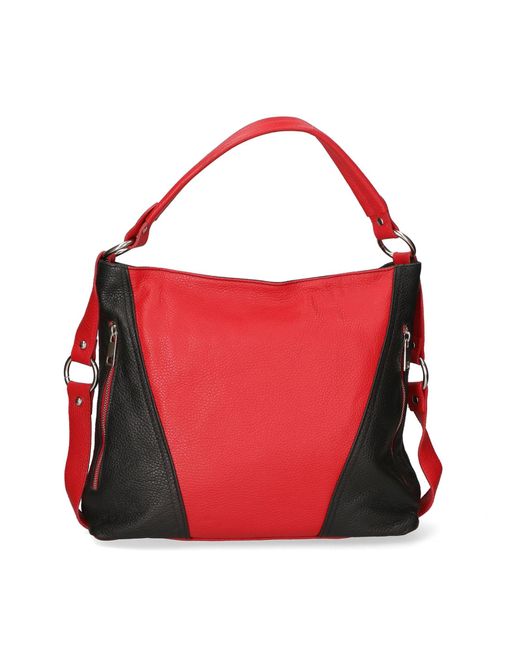 faina Red Handtasche