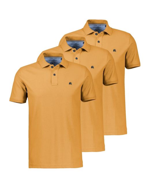 Lerros Shirt Basic in Orange für Herren