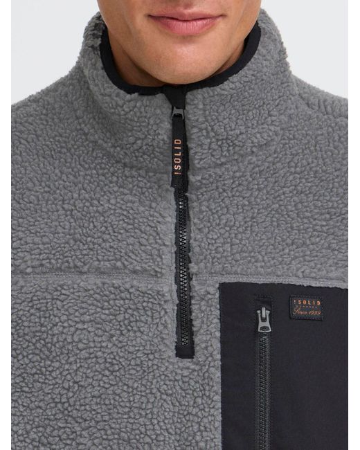 Solid Plüsch-Troyer Sdmcwain in Gray für Herren