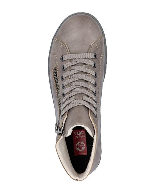 Rieker Gray Schnürstiefelette