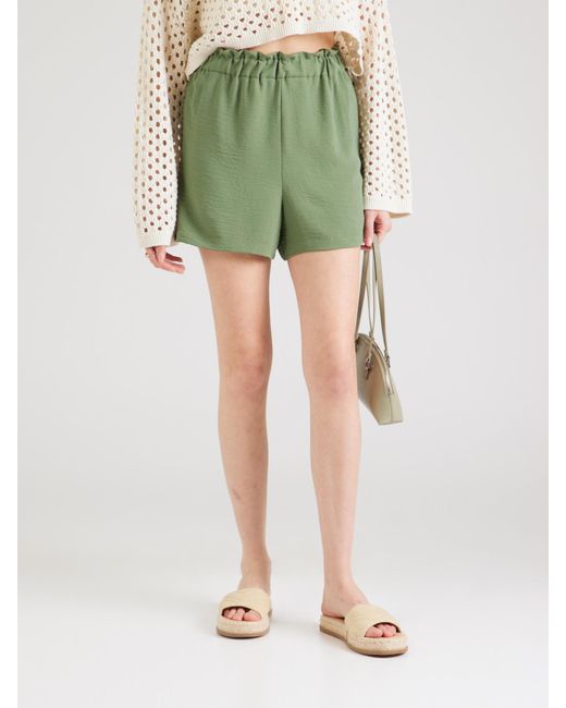 /about You Green Shorts 'Janine'