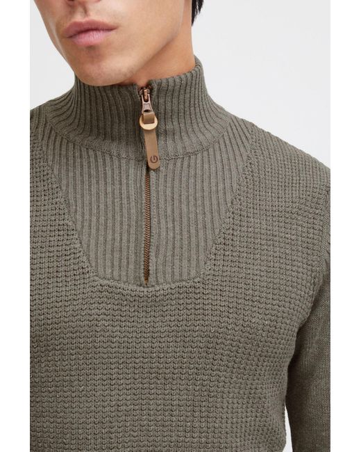 Solid Pullover Tommy in Gray für Herren