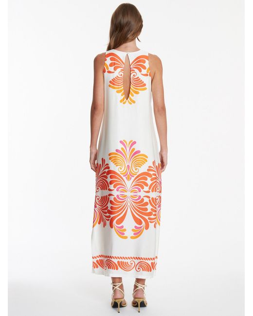 Ana Alcazar White Kleid Waya