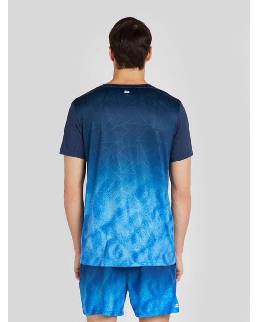 BIDI BADU Funktionsshirt 'beach spirit' in Blue für Herren