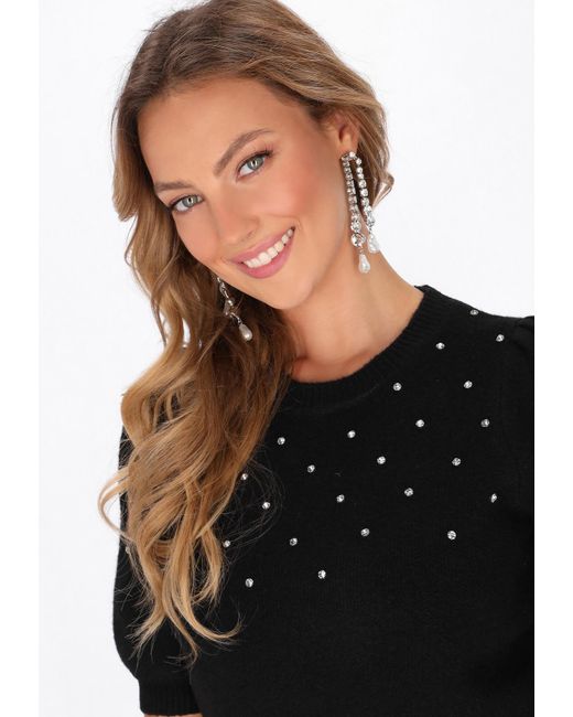 faina Black Pullover