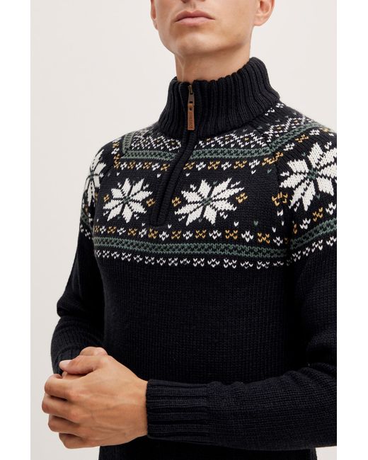 11 Project Pullover Tim in Black für Herren