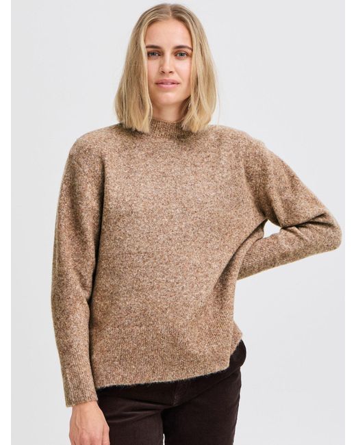 Pulz Brown Pullover Astra