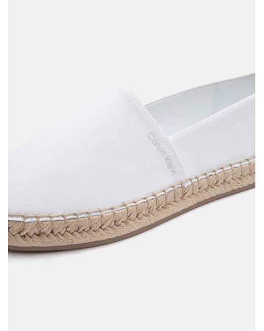 Calvin Klein White Espadrilles Tessa