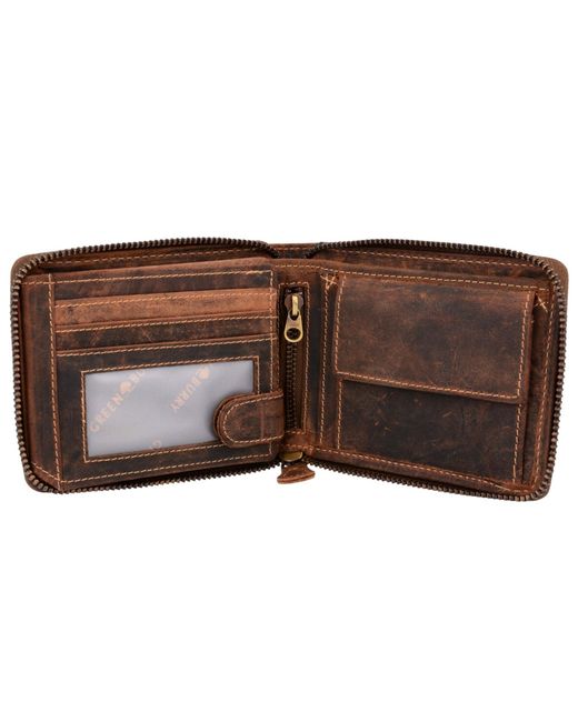 Greenburry Brown Geldbörse