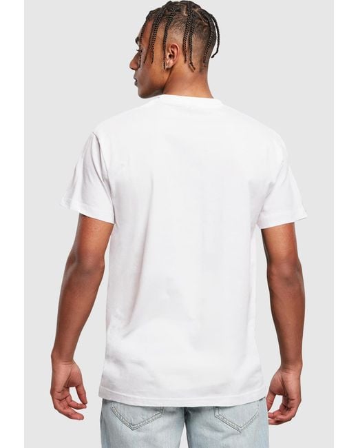 Merchcode Shirt Space Jam Team in White für Herren