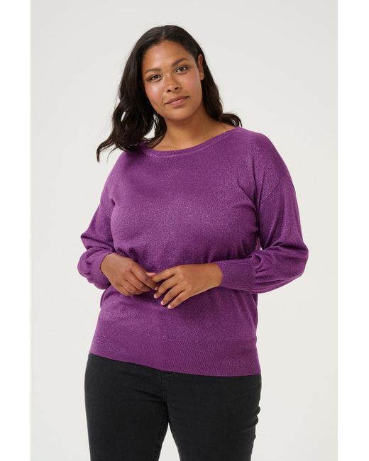 Kaffe Purple Pullover Kc Regitta