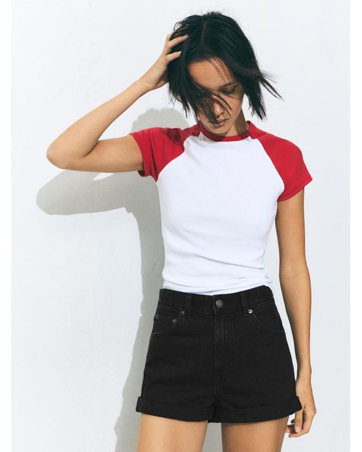 Pull&Bear Black Shorts