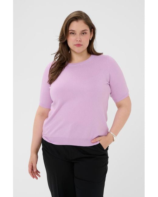 Kaffe Purple Pullover Lizzy