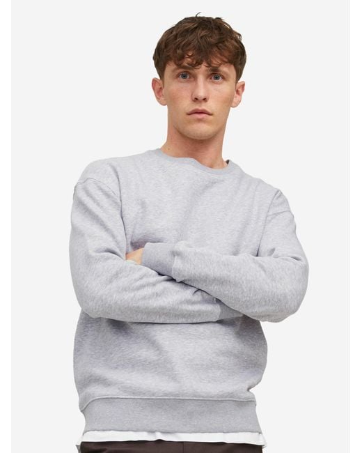 Jack & Jones Sweatshirt Star in Gray für Herren