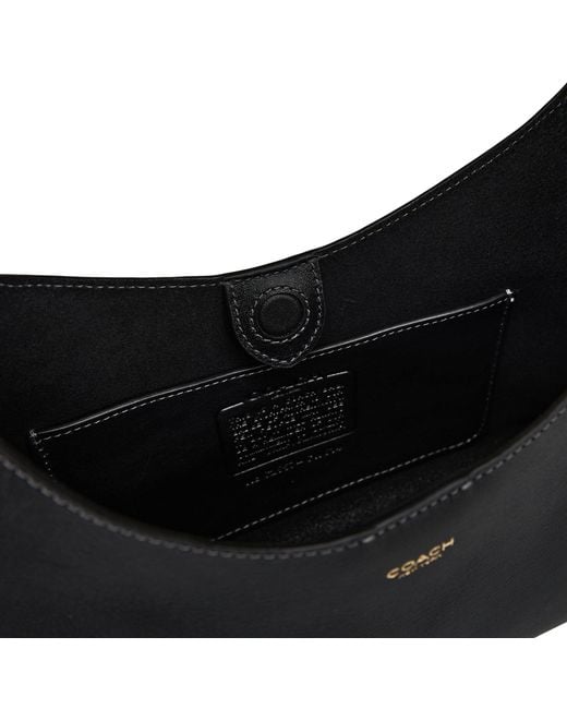 COACH Black Schultertasche Brooklyn
