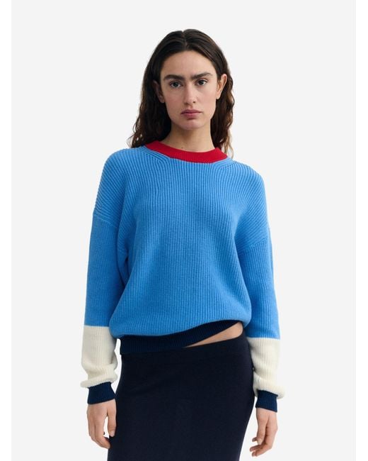 Thinking Mu Blue Pullover Carmen