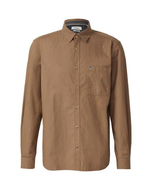 S.oliver Oliver Hemd in Brown für Herren