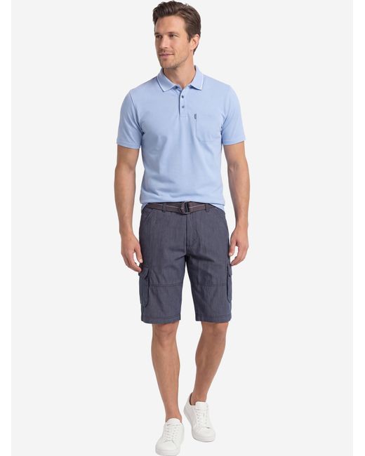 CASA MODA Cargohose Basic in Blue für Herren