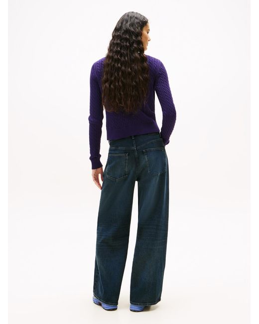 Tommy Hilfiger Blue Pullover Essential