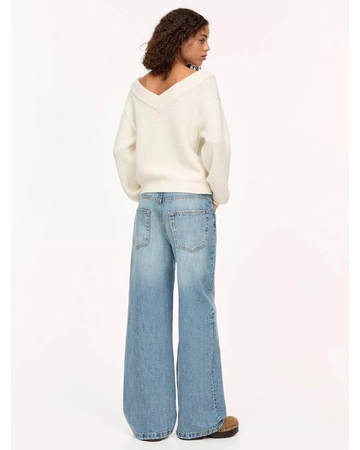 Pull&Bear Natural Pullover Pico