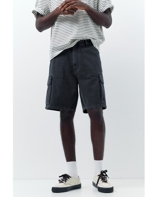Pull&Bear Shorts in Black für Herren